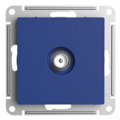 ATN001192 - AtlasDesign TV РОЗЕТКА проходная 4DB, механизм, АКВАМАРИН