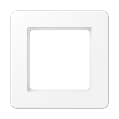 Jung A Flow - Рамка 1-ая, цвет Матовый белый AF581BFWWM