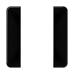 CD501TSASW комплект накладок 1гр черный