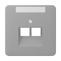 CD569-2NAUAGR Крышка для ординарной телефонной и компютерной розетки  UAE; серая
