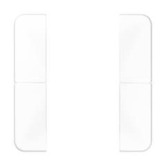 CD502TSAWW комплект накладок 2гр белый