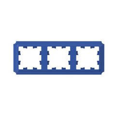 3-постовая РАМКА, цвет АКВАМАРИН, AtlasDesign Antique, ATN101103