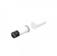 Магнито-контактный врезной датчик для дверей и окон, цвет коричневый