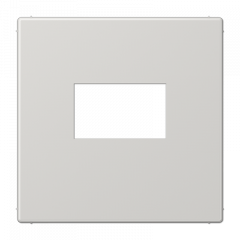 LS990 Плата для USB-зарядных устройств без видимого винта, термопласт, светло-серый LS1969USBLG