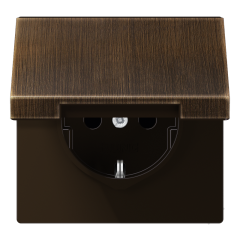 ME1520KLAT Штепсельная розетка SCHUKO 16A 250V  с крышкой