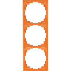 CD583KO Рамка для инсталляции в кабельных каналах, 3-кратная; оранжевая