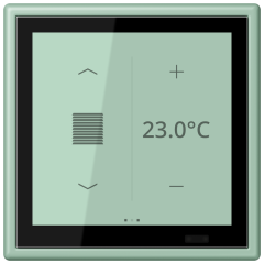 KNX комнатный контроллер LS TOUCH, LC 459 D1 S217