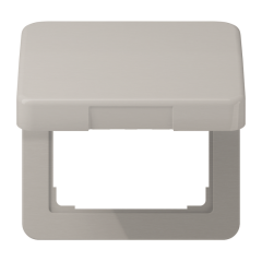 CD590KLPT Крышка откидная для штепсельных розеток и изделий с платой 50?50 мм; платиновая