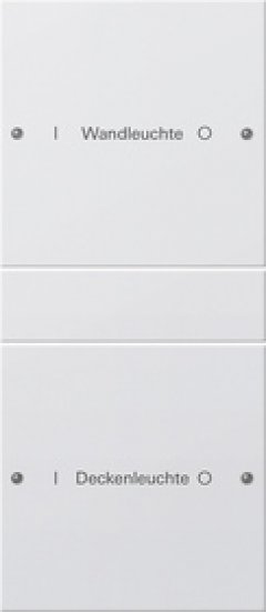 Набор клавиш 2-местный (1+1), с возможностью нанесения надписей