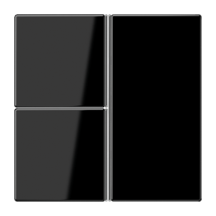 LS403TSASW Набор клавиш для сенсорного модуля KNX, тройной, черный