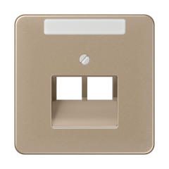 CD569-2NAUAGB Крышка для ординарной телефонной и компютерной розетки  UAE; золотая бронза