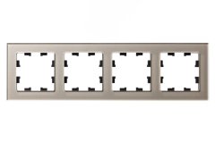 ATN320504 - AtlasDesign Nature Рамка на 4 поста, стекло шампань