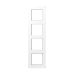 Jung A Flow - Рамка 4-ая, цвет Матовый белый AF584BFWWM