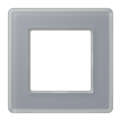 A VIVA Рамка 1-ная, стекло цвет серый, Jung AV581GLMKG