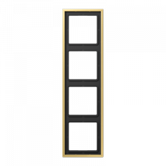 LSmetal Рамка 4-ная , латунь. ME2984C