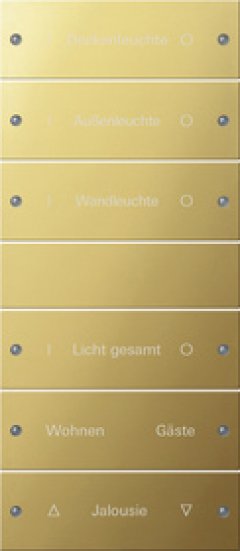 Комплект клавиш, 6 шт. ГРАВИРОВКА