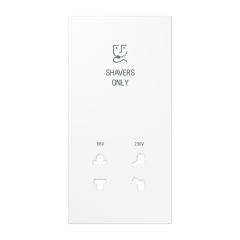 SOLS7522WWPL накладка бритвенной розетки белая