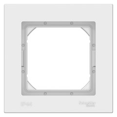 ATN440101 - AtlasDesign AQUA на 1 пост РАМКА IP44, БЕЛЫЙ