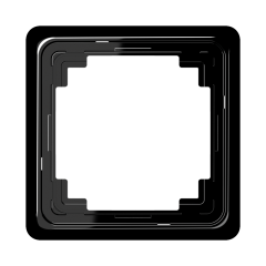 CDP581SW Рамка для вертикальной и горизонтальной установки, однократная, черная