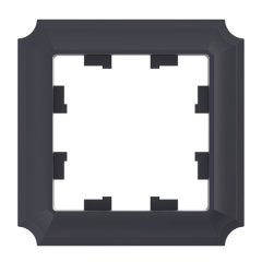 1-постовая РАМКА, цвет КАРБОН, AtlasDesign Antique, ATN101001