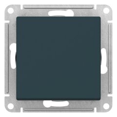 ATN000861 - AtlasDesign 1-клавишный ПЕРЕКЛЮЧАТЕЛЬ, схема 6, 10АХ, механизм, ИЗУМРУД