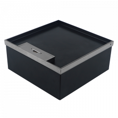 Лючок в пол 18 мод. (6 мод. 45х45 мм. + 6 мод. 22.5х45 мм.) верт. установка, металл