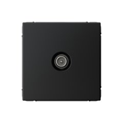 TV РОЗЕТКА проходная 4DB , Art Gallery, цвет Карбон, GAL001092