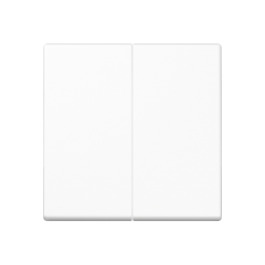 A595WW Клавиши для сдвоенных выключателей; белые