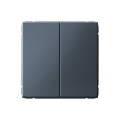 2-клавишный ВЫКЛЮЧАТЕЛЬ, сх. 5, 10АХ , Art Gallery, цвет Грифель, GAL000751