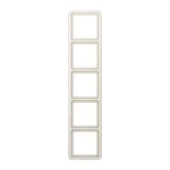 CD585WUW Рамка для вертикальной и горизонтальной установки ударопрочная, 5-кратная; слоновая кость