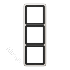 CD583PT Рамка для вертикальной и горизонтальной установки, 3-кратная; платина