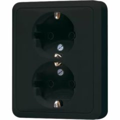 CD5020NSW Розетка 16A 250V / 10A 250V сдвоенная