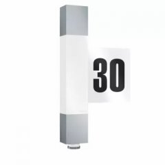 L 630 LED 020385  IP 44 silver/matt светодиодный светильник с датчиком движения настенный уличный LED 8,2 Вт