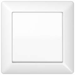 AS590WW Клавиша для выключателя и кнопки; белая