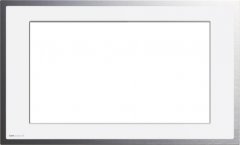 Рамка KNX/EIB белое стекло/алюминий