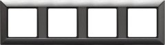 Рамка четверная Jung Eco Profi антрацит, EP484AN