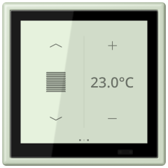 KNX комнатный контроллер LS TOUCH, LC 459 D1 S218