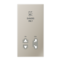 SOES7522PL накладка бритвенной розетки сталь