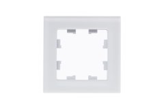 ATN330101 - AtlasDesign Nature Рамка на 1 пост, стекло белое матовое