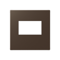 A500 Накладка для USB-зарядных устройств без видимого винта, термопласт, мокка, Jung A1569USBMO