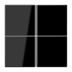 LS404TSASW Набор клавиш для сенсорного модуля KNX, 4-ной, черный