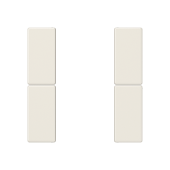 A502TSA комплект накладок 2гр слоновая кость
