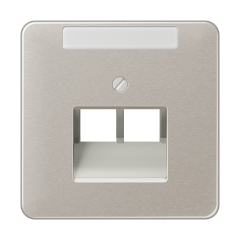 CD569-2NAUAPT Крышка для ординарной телефонной и компютерной розетки  UAE; платина
