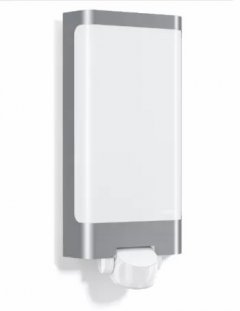 L 240 LED 010461 IP 44 stainless/white matt светодиодный светильник с датчиком движения настенный уличный, LED 7,5 Вт. 3000 K