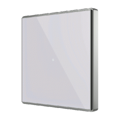 Выключатель сенсорный KNX Square TMD, 1-кнопочный, цвет серебро