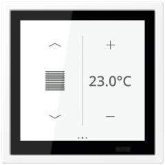 KNX комнатный контроллер LS TOUCH, LSZ 459 BF D1 S WWM