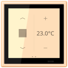 KNX комнатный контроллер LS TOUCH, LC 459 D1 S223