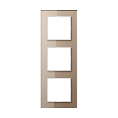 AC583GLCH A creation, Рамка 3поста, стекло шампань