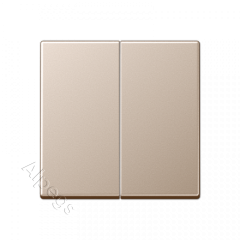 Клавиша для двойного выключателя, шампань EP495CH