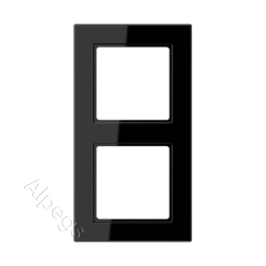 AC582SW Рамка 2-кратная; черная